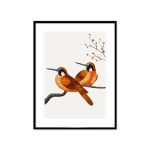 Bird Painting Chinese Ink Tree